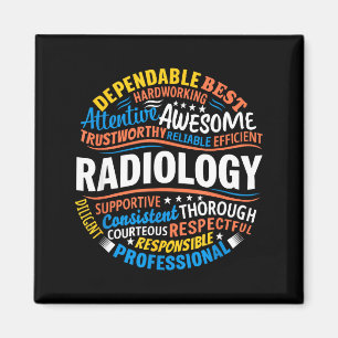 Radiologie Lustige Rad Tech Woche Würdigung Radiol Magnet