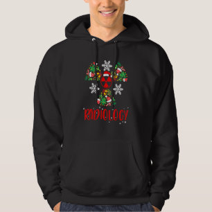 Radiologie mit Weihnachtsbaum Radiologe Xray Hoodie