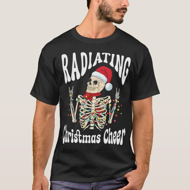 Radiologie Radiologiegebirge X-Ray Krass Tech T-Shirt (Vorderseite)