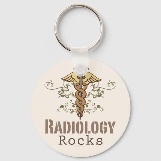 Radiologie rocks Radiologie Schlüsselkette Schlüsselanhänger (Vorderseite)