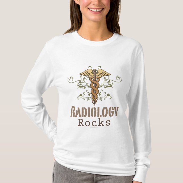 Radiologie schaukelt Radiologe-langes T-Shirt (Vorderseite)