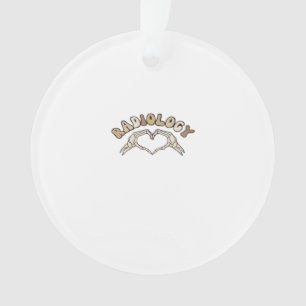 Radiologie Skeleton Heart Hands Classic Ornament