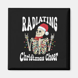 Radiologie strahlt Weihnachtsstimmung Röntgenstrah Magnet