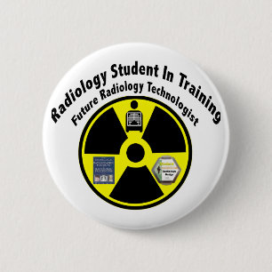 Radiologie-Student im Training Button