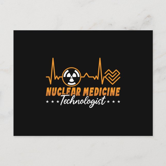 Radiologie Tech Nuklear Medicine Technologist Xray Postkarte (Vorderseite)