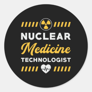 Radiologie Tech Nuklear Medicine Technologist Xray Runder Aufkleber