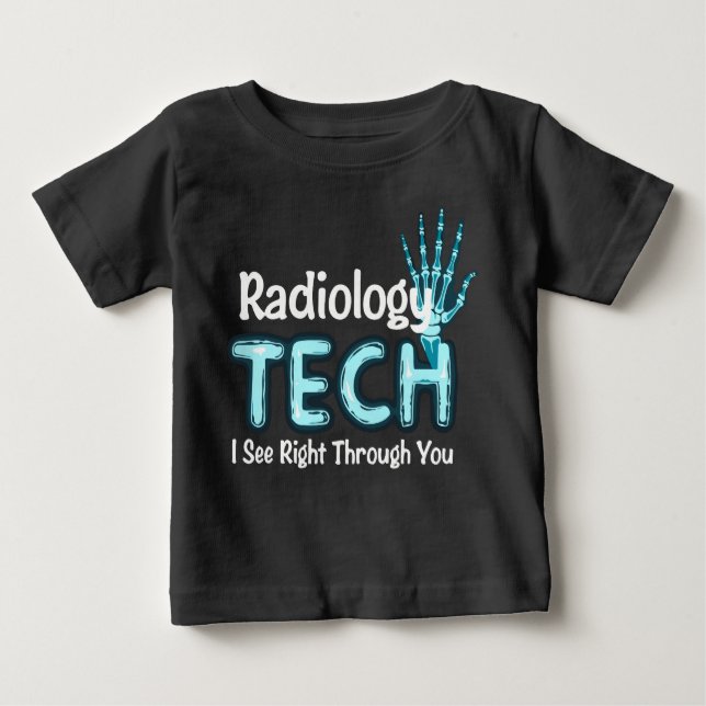 Radiologie Tech Spaß X Ray Baby T-shirt (Vorderseite)