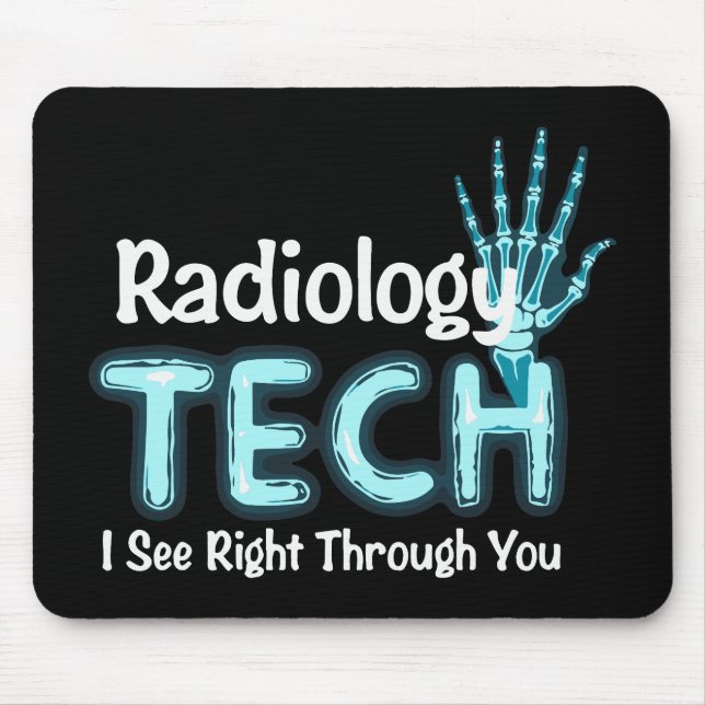 Radiologie Tech Spaß X Ray Mousepad (Vorne)