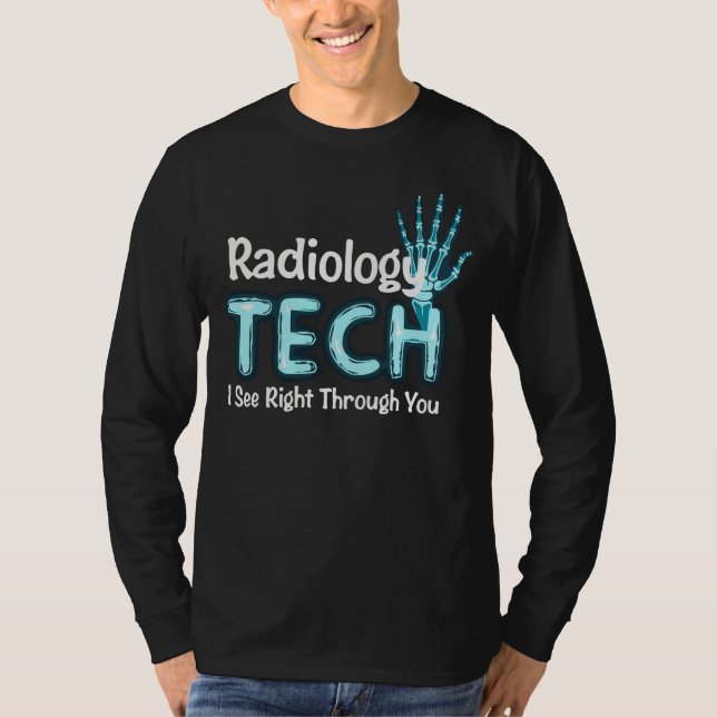 Radiologie Tech Spaß X Ray T-Shirt (Vorderseite)