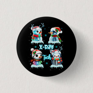 Radiologie Techniker X Ray Tech Funny Christmas Cu Button