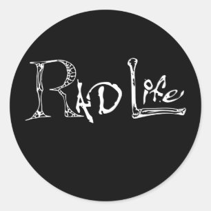 Radiologie-Technologe Krass Life Runder Aufkleber