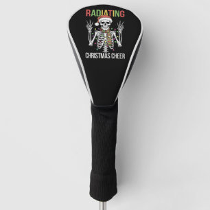 Radiologie-Weihnachten-Santa-Skelett-Röntgenassist Golf Headcover