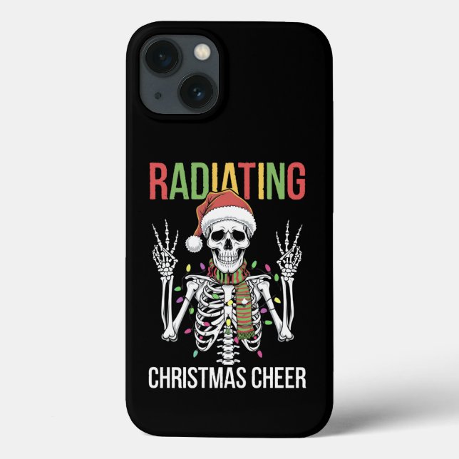 Radiologie Weihnachten Weihnachtsmann Skeleton Xra Case-Mate iPhone Hülle (Rückseite)