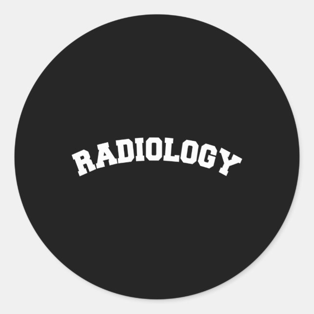 Radiologiker Krass Tech Xray Runder Aufkleber (Vorderseite)