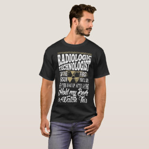 Radiologischer Technologe-erster Personen-Griff T-Shirt