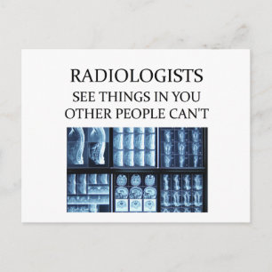 RADIOLOGisT-Radiologie Postkarte