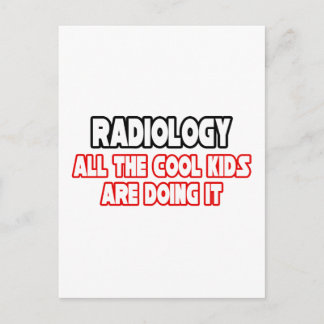 Radiology...Cool Kids Postkarte