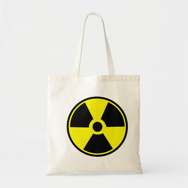 Radiology Radiation Safety Symbol tote bag Tragetasche (Vorne)