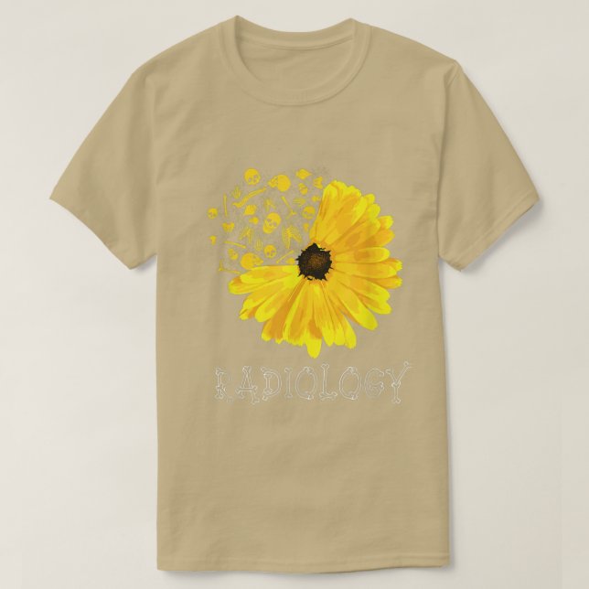 Radiology SunFlower Tech Radiologist XRay Radiogra T-Shirt (Design vorne)