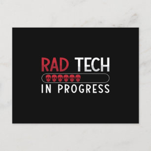 Radiology Tech Krass Tech in Progress Technology Postkarte