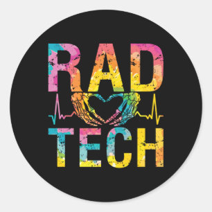 Radiology Tech Rad Tech Medicine Technologist Xray Runder Aufkleber