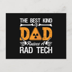 Radiology Tech Rad Tech The Best Kind Dad Xray Postkarte