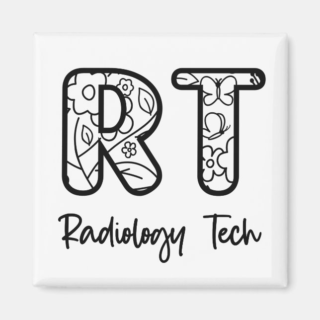 Radiology Tech RT Krass Technician Röntgentechnik  Magnet (Vorne)