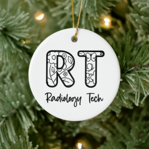 Radiology Tech RT Rad Technician X-ray Tech Gifts  Keramik Ornament