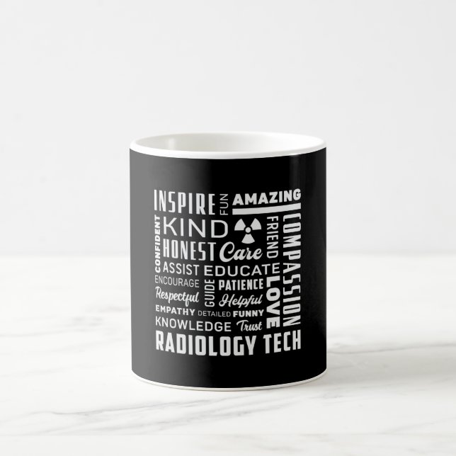 Radiology Tech Technologist Krass Tech X-Ray Techs Kaffeetasse (Mittel)