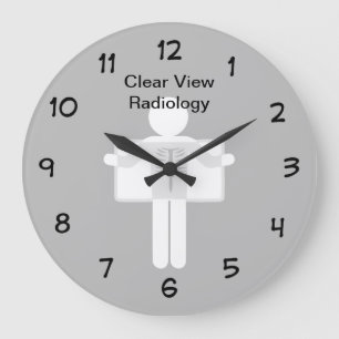 Radiology Theme Office Or Lab Große Wanduhr