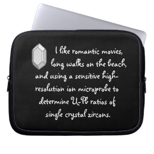 Radiometrischer Verabred-Service- Funny-Geologie Laptopschutzhülle