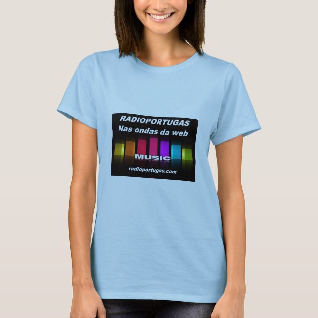 Radioportugas, in den Wellen des Webs, weiblich T-Shirt (Vorderseite)