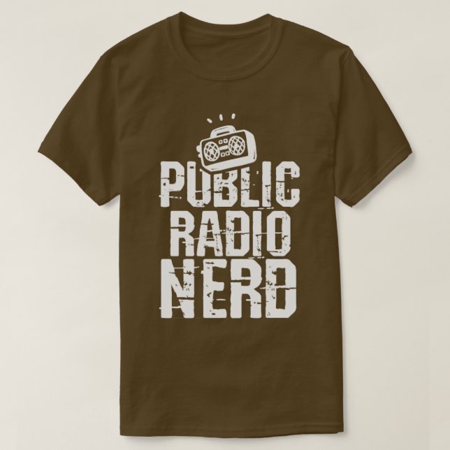 Radiosender Nerd T-Shirt (Design vorne)