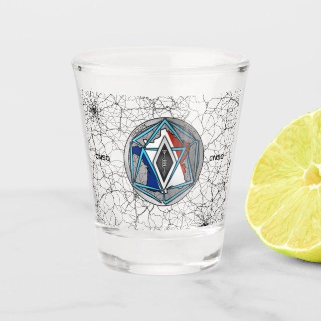 RADIOSHOT-GLAS SCHNAPSGLAS (Vorderseite)