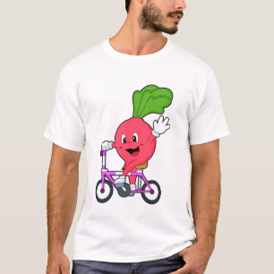 Radisch mit Fahrrad T-Shirt