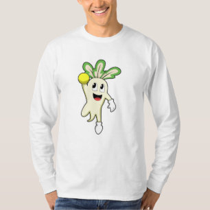 Radish at Handball player with Handball T-Shirt