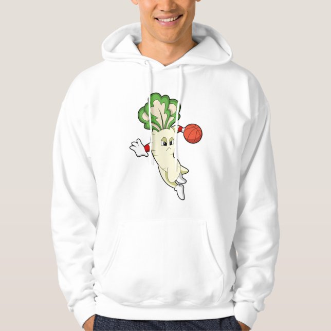 Radish beim Basketball Sports Hoodie (Vorderseite)