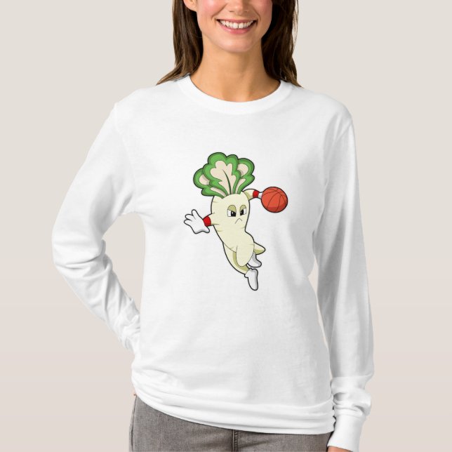 Radish beim Basketball Sports T-Shirt (Vorderseite)