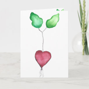 Radish Dankeschön Karte