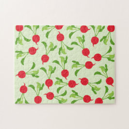 Radish Red Green Pattern Puzzle