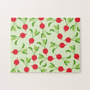 Radish Red Green Pattern Puzzle