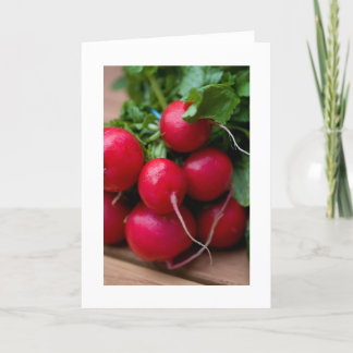 Radishes Card Karte