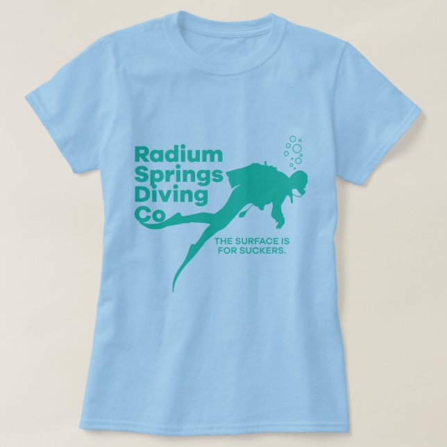 Radium Springs Diving Co T - Shirt (Design vorne)