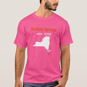 Radium Springs New York Usa Staat America Travel N T-Shirt