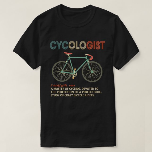 Radkologe Funny Bike Bicycle Lover Geschenk T-Shirt (Design vorne)