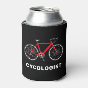 Radkologe Rotes Fahrrad Dosenkühler