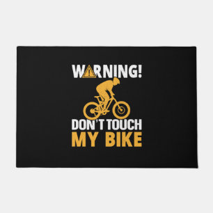 Radkunstwarnung Touch mein Fahrrad nicht Fußmatte