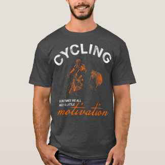 Radmotivation Funny Bear Road Bike T-Shirt