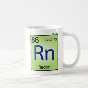 Radon- (Rn)Element-Tasse Tasse