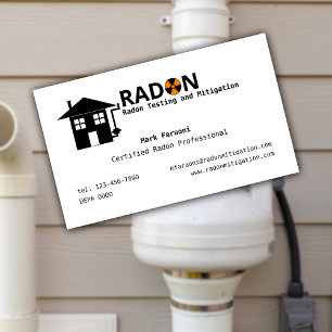 Radon Testing and Mitigation Company Visitenkarte